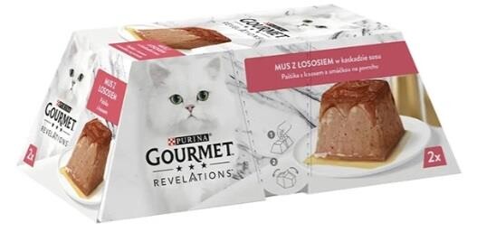 Gourmet Gold Revelations Somon Balıklı Etli Yetişkin Kedi Konservesi 2 X 57 GR | SRC: Barcode: 7613287070722
